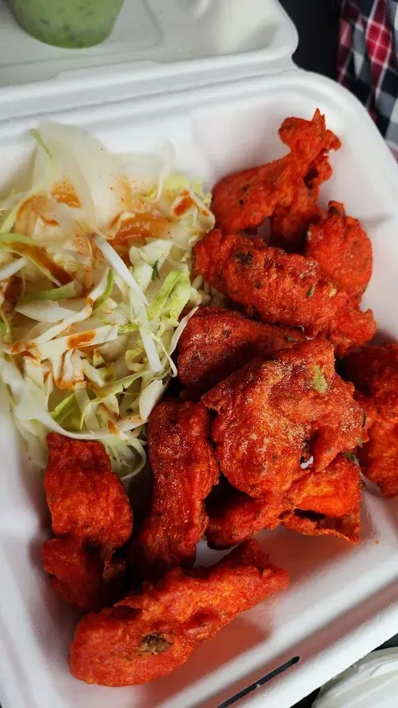 Fresh Garlic Naan baked in tandoor at Indian Food Corner Winnipeg