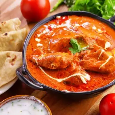 Butter Chicken - Creamy curry at Indian Food Corner Winnipeg