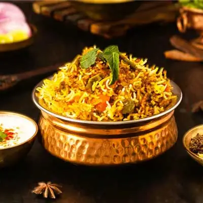 Veg Biryani - Aromatic rice dish at Indian Food Corner Winnipeg
